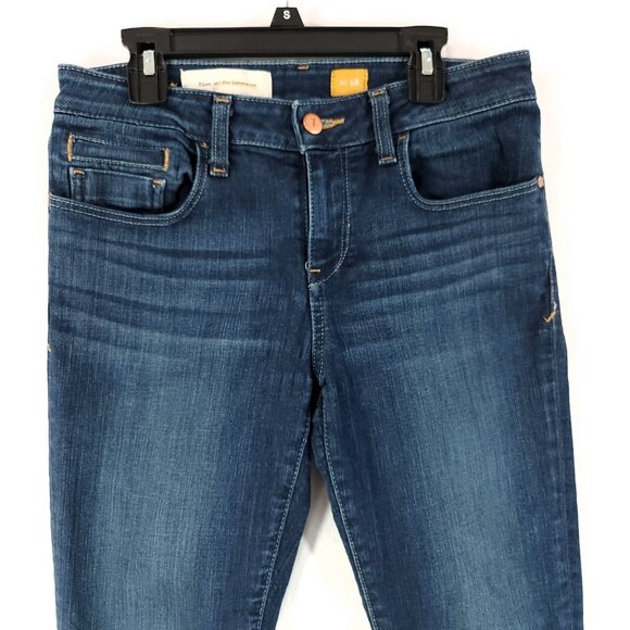 Anthropologie Pilcro Letterpress Cropped Jeans Size 28 Stet Fit Mid Rise - Picture 11 of 15